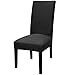 Fuloon 6 Pack Super Fit Stretch Removable Washable Short Dining Chair Protector Cover Seat Slipcover for Hotel, Dining Room, Ceremony, Banquet Wedding Party