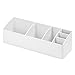 InterDesign Med+ Bathroom Medicine Cabinet Organizer, for Medical Supplies, Vitamins, Cotton Swabs - White