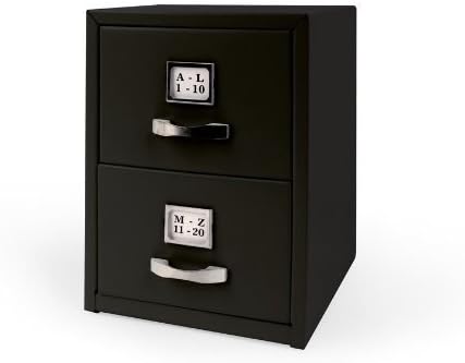 Amazon Com Kikkerland Mini Cabinet Card Holder Black Or21 Bk Baby Bathing Products Office Products