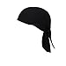 Snowhale cycling running mask doo rag skull cap skull hat (Black)