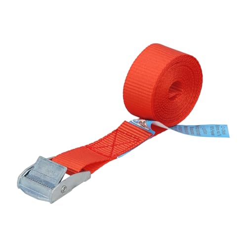 Wolfpack Linea Profesional Zurrgurt mit Ratsche, 2,5 m x 25 mm, automatische Metallratsche, Gurtband, Zurrgurt