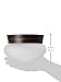 Nuvo Lighting 60/2641 Single Light Small Mushroom Flush Mount Ceiling Fixture with Frosted Glass Shade