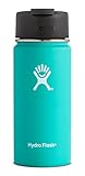 Hydro Flask 12 oz Double Wall Vacuum Insulated Stainless Steel Water Bottle / Travel Coffee Mug, Wide Mouth with BPA Free Hydro Flip Cap, Mint
