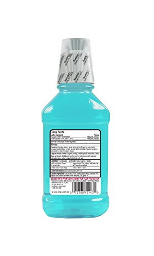 Mountain Falls Antiseptic Blue Mint Mouthwash, ADA Accepted Antiplaque, Antigingivitis Oral Rinse for Fresher Breath, 8.44 Fluid Ounce (Pack of 4)