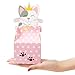 Juvale Cat Party Favor Boxes - 24-Pack Paper Treat Boxes with Die-Cut Princess Kitty, Cute Cat Themed Gable Boxes, Goodie Gift Loot Boxes, Girls Birthday Party Supplies, 3.5 x 3.5 x 8 Inches
