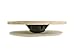 Gradient Fitness Balance Board, Wooden Wobble Board, Circular Non-Slip Physical Therapy Exercise Tool (Black)