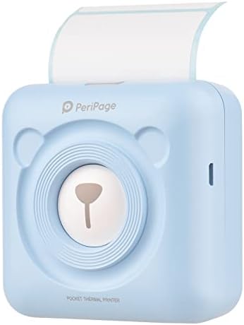 Imprimante photo PeriPage Imprimante thermique Bluetooth portable 58mm pour imprimer des photos