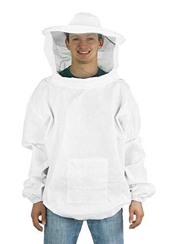Bee Keeper Outfit Beekeeper Costume Beekeeping Jacket Clothing Men Women Bee Keeping Suit Pull Over Suit Coat Outfit Body Bee Protective Gear Beekeeping Suit Bee Jacket Fencing Veil Smock Hood