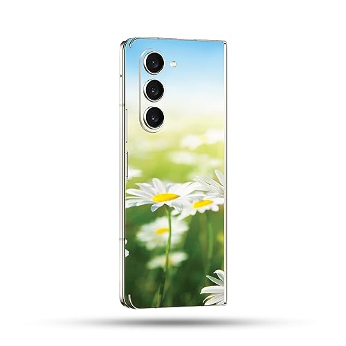 MightySkins Skin Compatible with Samsung Galaxy Z Fold 5 Full Wrap - Field of D…