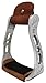 Challenger Tack Horse Saddle Aluminium Western Riding SS Stirrups Leather Tread 51149thumb 1