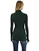 PattyBoutik Women Cowl Neck Tunic Knit Top (Medium Green Medium)