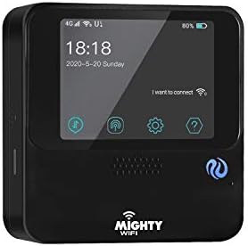 Mobile Wi-Fi Hotspot Device High Speed Wi-Fi Portable Router with US 30 GB & Global 3 GB Data 30 Days, No SIM-Card, Pocket, Free Roaming, Worldwide, Travel, Home