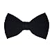 S.H. Churchill & Co. Velvet Bow Tie and Pocket Square Set- Black