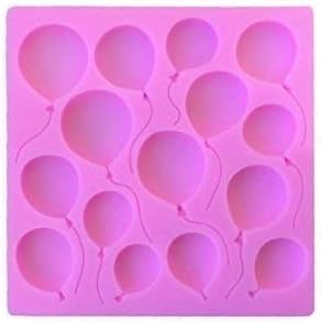 Multiple Balloons Silicone Cake Topper Mold Food Grade Quality Silicone Birthday, Valentines, Congratulatory, Anniversary, Kids,Graduation, Achievement Cakes Suitable for Chocolate, Fondant, More