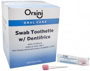 Orsini Toothettes Dentifrice Treated Oral Swabsticks (Pack of 10)