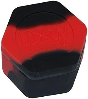 Honeycomb Nonstick Platinum Cured Kitchen Storage Silicone Jar Container - Choose your color! (Red / Black)