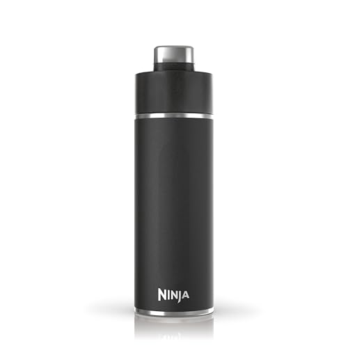Ninja Thirsti Water Bottle and Flask 530 ML, Leak-Proof Lid, DW1801EUUKBK