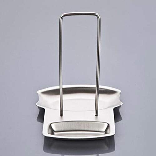 JISETY Stainless Steel Pan Pot Rack Cover Lid Rest Stand Spoon Sponge Holder Shelf Kitchen Cooking Accessories Storage