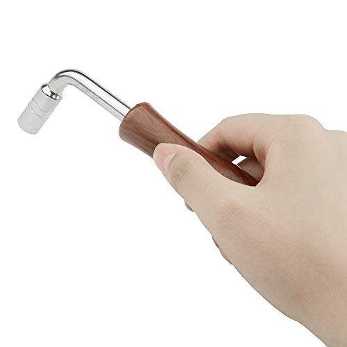 XLX Piano Tuning Fixing Tool 1pcs Tuning Wrench Hammer+ 2pcs Rubber Mute +2pcs Mute Handle + 1PCS Red Tapes Felt Strip Temperament Block Strip Piano Instrument Repair Tool