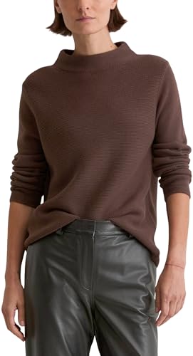 Marc OߴPolo Womens Organic Cotton Jumper with Stand Collar, Brown (Shaded Brown), XS
