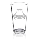 Snorlax - Etched Pint Glass