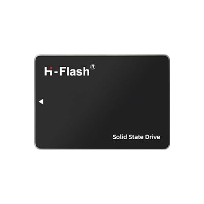 H-Flash 480GB SATA SSD, 2.5'' SSD SATA III 6 Gb/s Internal Solid State Drive Up to 550 MB/s 3D TLC Cache for Laptop and PC Desktop Performance Boost (480GB, 2.5 inch)