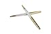 MengRan Shine Gold Pen Diamond Crystal Ballpoint Pens (Pack of 12)(Gold)