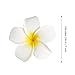 Women's Hawaiian Plumeria Flower Hair Clip Wedding Bridal Hairpin Barrette Hair Accessories - 10 Pieces