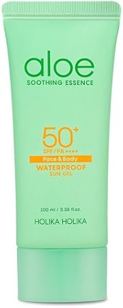 Amazon Co Jp ホリカホリカ アロエウォータープルーフ日焼け止めジェル Holika Holika Aloe Waterproof Sun Gel Spf50 Pa 100ml 並行輸入品 ビューティー