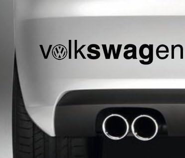 VOLKSWAGEN CAR BUMPER STICKER FUNNY BUMPER STICKER CAR VAN 4X4 WINDOW PAINTWORK DECAL GRAPHIC