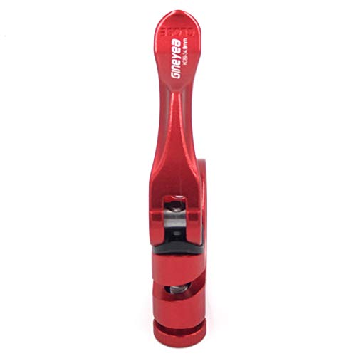 DEERU Aluminum Quick-Release Seat Post Clamp 34.9mm Bike Seat Clamp MTB Bike Road Bike Casual Bike Seatpost Clamp - Red