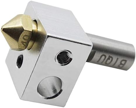 HEASEN MK10 Extrusion hotend Assembly kit M7 Nozzle Aluminum Block 0.4mm Brass Nozzle
