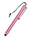 amPen Stylus, Capacitive Stylus Ultra-Sensitive for iPad Air, iPad 2/3/4, iPad Pro, Any iPhone, Nexus 5x/6P, Galaxy Tab E/Tab A/Tab 8, Galaxy S6/S6 Edge/S5/S4, with Lanyard, Pink, Non-Replaceable Tip