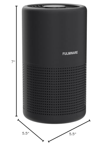 Air Purifiers for Bedroom, FULMINARE H13 True HEPA Air Filter, Quiet Air Cleaner With Night Light,Portable Small Air Purifier for Home, Office, Living Room - Image 10