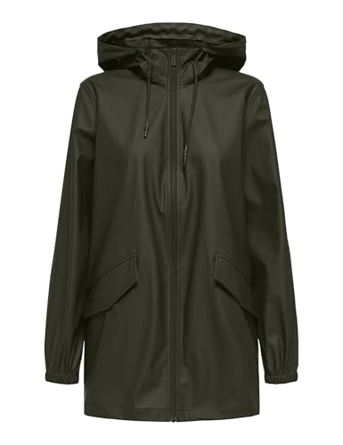 JdY Damen Jdymulan Raincoat OTW Sij, Forest Night, s