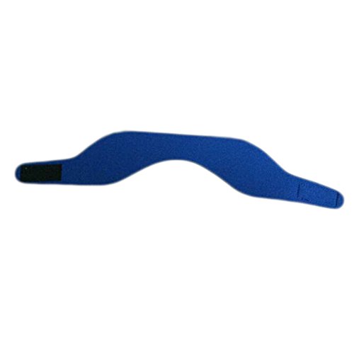 NPLE--Kids Adult Neoprene Ear Band Head Band Swimming Bathing Head Protector Cap Safe (L, Blue)