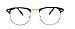 Shiratori New Vintage Fashion Half Frame Semi-Rimless Clear Lens Glasses