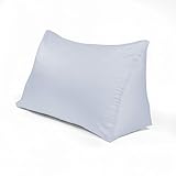 300 TC Sateen Reading Wedge Pillow Cover (Foggy Blue)