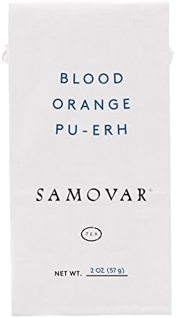 Samovar Tea Lounge Blood Orange Pu-Erh Tea, Organic, 2 Ounce