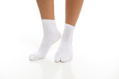 JAPANESE Style Tabi,Flip Flop Socks WHITE Size Senior Tabi Ninja Toe Socks