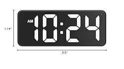 LED Digital Wall Clock with Large Display, Big