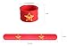 Superhero Slap Bracelets with Original Emblems for Party Supplies Favors