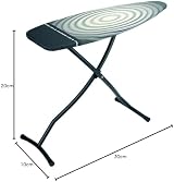 Brabantia Built-in-Foam Ironing Board Cover 2mm Parking Zone Oval D Board view 3