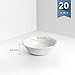 Sweese 1306 Porcelain Bowls - 20 Ounce for Cereal, Soup and Fruit - Set of 6, White