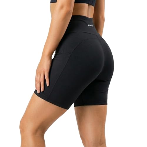 GymCope Women's Gym Shorts High Waisted Sports Leggings Yoga Pants Short Leggings Push Up Stretch Summer for Fitness Gym Cycling Sports Workout