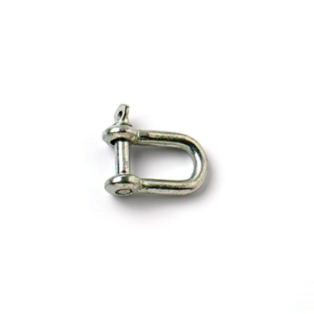 Merriway BH03763 D Shackles U Lock and Pin Wire Rope Fastener M8 5/16 inch BZP
