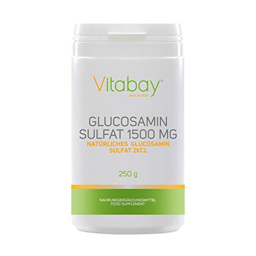 Glucosamin Sulfat 2KCI 1500mg Pulver 250g hochdosiert 100