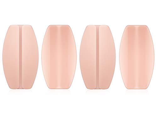 Silicone Bra Strap Cushions Soft Holder Non-slip Shoulder Protectors Pads 2 Pairs (Nude) - Thumbnail 7