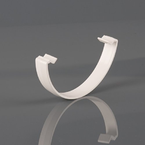 Pack of 4 BR040W Brett Martin Spare Gutter Clips for 112mm Roundstyle Half-Round Gutter System White