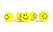 Neliblu Why Worry? Be Happy! Fun Bulk Toys Party Favors, Office Gifts - Neon Yellow Smile Funny Face Stress Ball - Happy Smile Face Stress Balls Bulk Pack of 12 2
